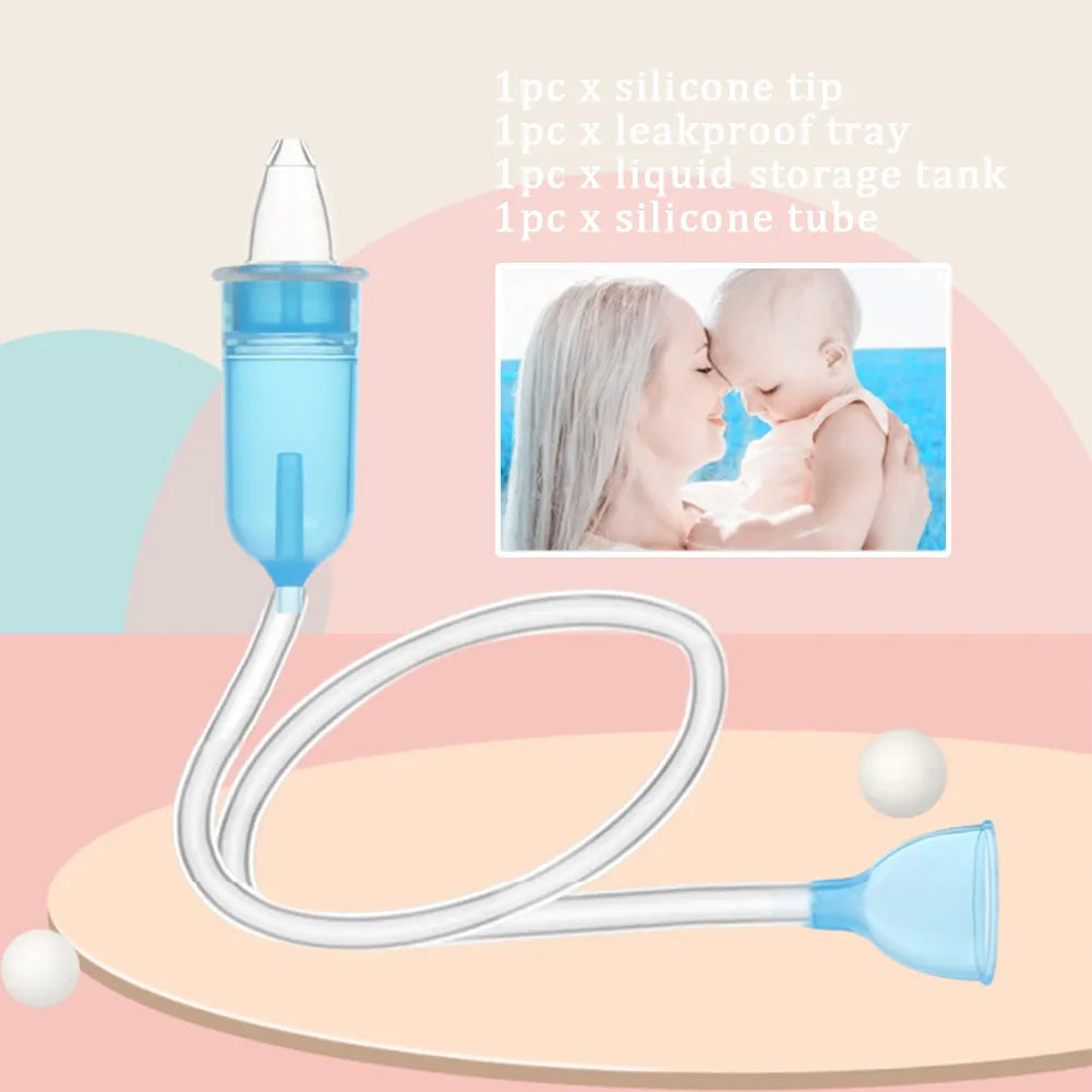 Gentle Silicone Nasal Aspirator for Newborns