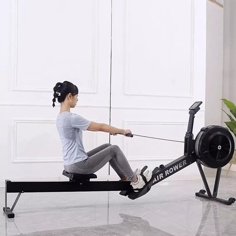 Foldable Water Rowing Machine - Compact Home Gym