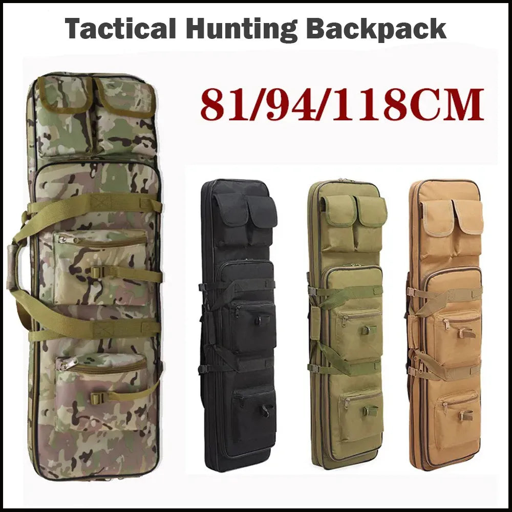 Rifle Bag Backpack: Tactical Gun Case for Hunting Accessories (85cm, 95cm, 115cm)