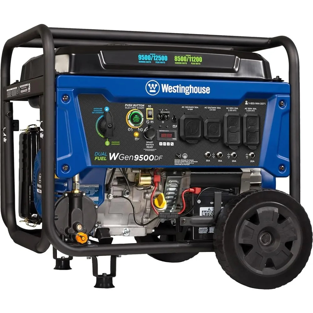 Duromax Westinghouse Dual Fuel Generator - 12500 Watt Home Backup