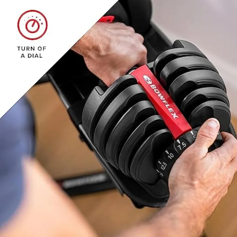 Bowflex SelectTech 552 Adjustable Dumbbells | Smart Weight Adjustments