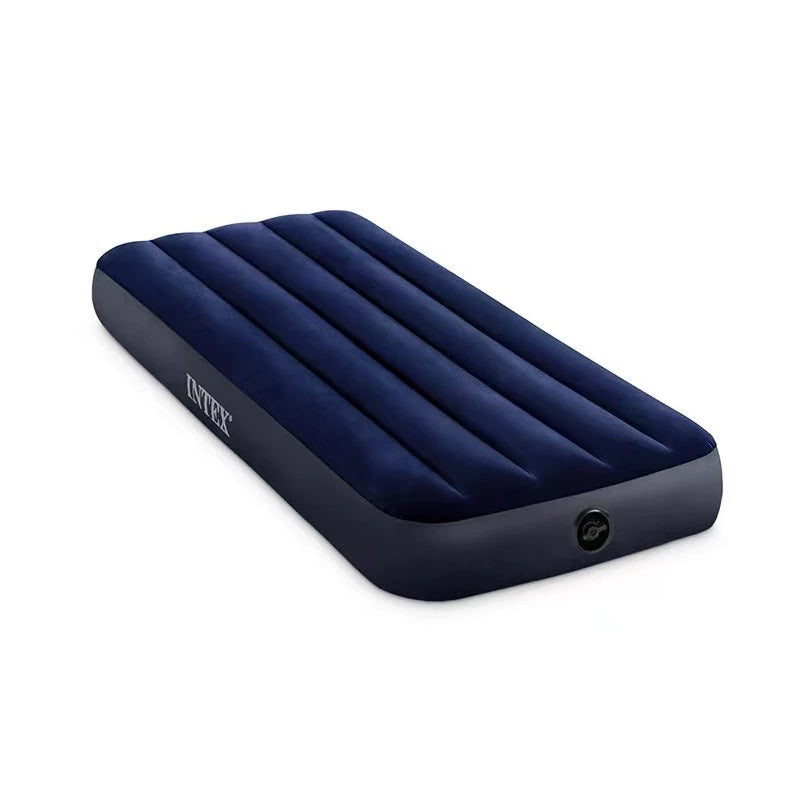 Intex 64756 Air Bed - Single, Built-In Pump for Beach Comfort