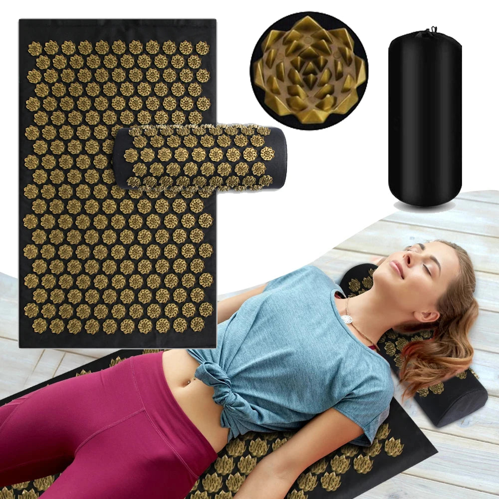 Relax with Monclique - The Ultimate Acupressure Mat for Stress Relief