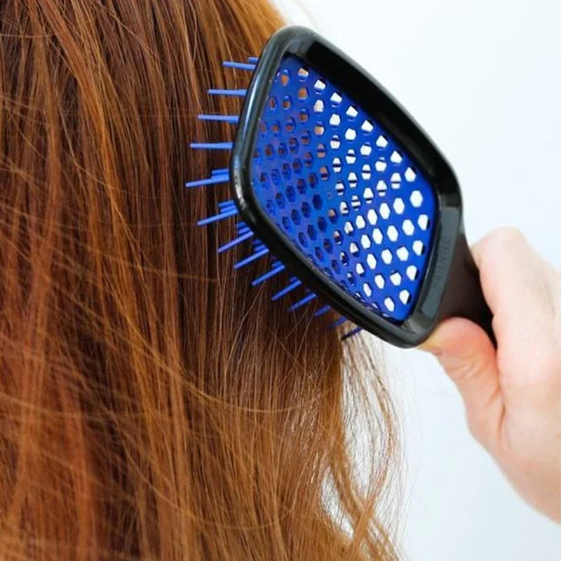 Original Fhi Heat Unbrush Hair Hollow Comb Ventilation Massage Comb Hollowing Out Hairbrush Untangle Unknot Undo Hair Care Retail Second
