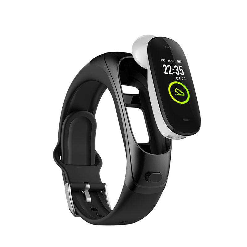 Smart Bracelet with Bluetooth Earphones - Fitness and Connectivity in One