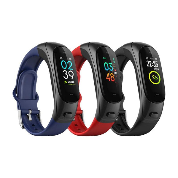 Smart Bracelet with Bluetooth Earphones - Fitness and Connectivity in One